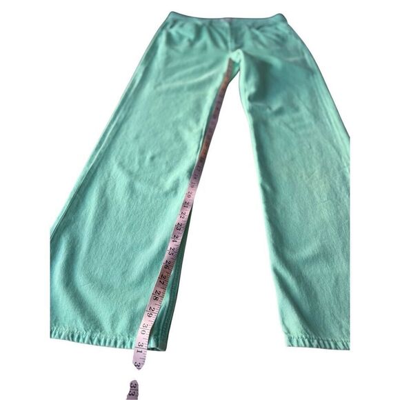 Ética Amis Relaxed Boot Cut Jeans in Dusty Aqua Size 28 - Picture 12 of 13